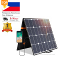 Chargeur en gros 50w Watt Chargeur pliable pliant Polable Panneaux Solaire Système de chargeur pour le camping en plein air